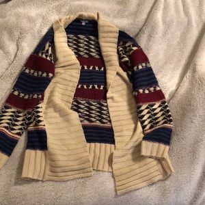 Printed cardigan